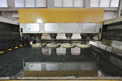 Train in factory