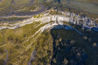 High angle view of landscape