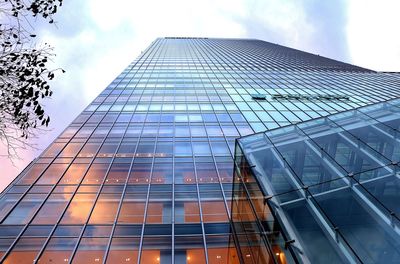 Low angle view of modern building