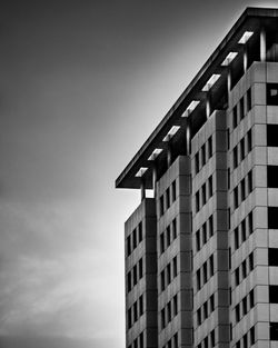 Low angle view of building against sky