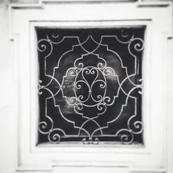 Close-up of closed door