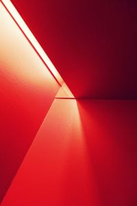 Low angle view of red lights