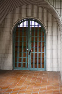 View of open door