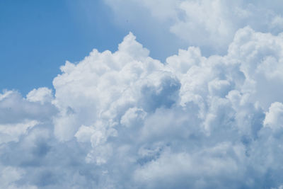 Low angle view of clouds in sky