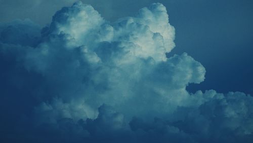 Low angle view of clouds in sky