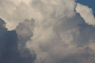 Low angle view of clouds in sky