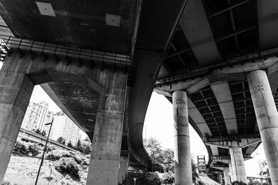 Low angle view of bridge