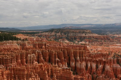 Idyllic shot of stack rocks at bryce canyon national park against sky