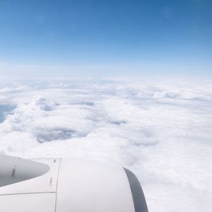 Aerial view of cloudscape