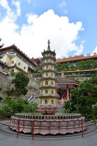 Temple against sky