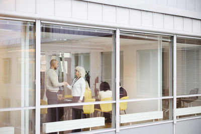 Business people having meeting in office