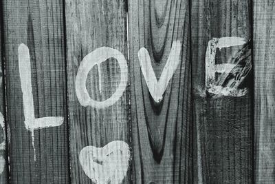 Close-up of wooden door