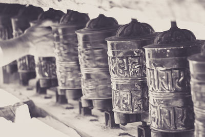 Close-up of food on table