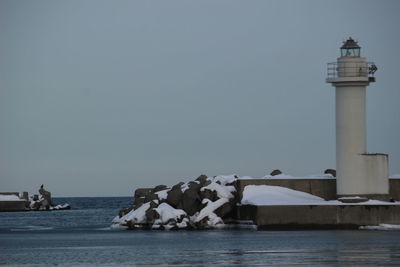 Lighthouse at seaside