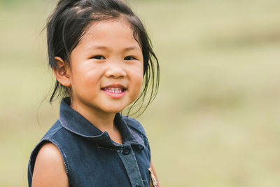 Portrait of smiling girl