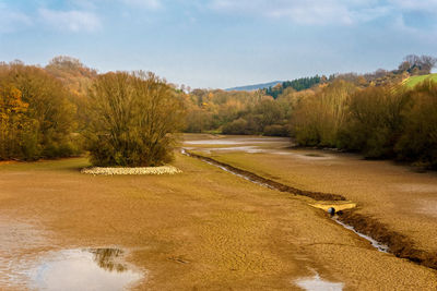 Empty lake