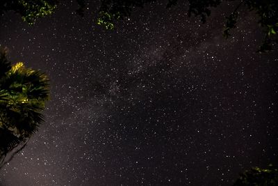 Low angle view of star field against star field