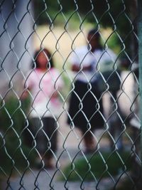 Close-up of chainlink fence