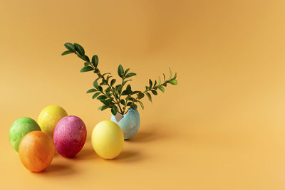 Close-up of fruits on table