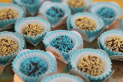 Full frame shot of candies for sale