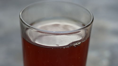 Close-up of drink on table