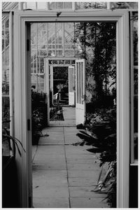 View of an entrance against building