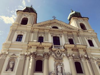 Low angle view of church