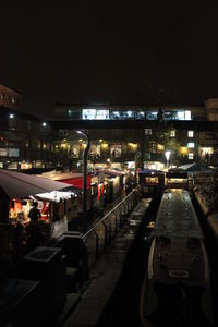 Train at night