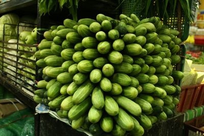 Close-up of fruits for sale at market stall