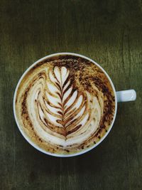 Rosette latte art 