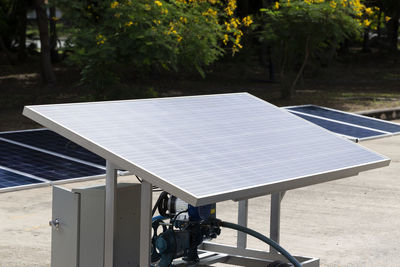 Solar panel, environmentally friendly energy from the sun.