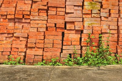 Full frame shot of brick wall