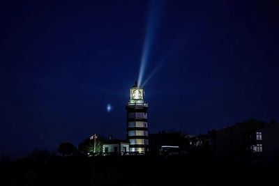 Low angle view of tower against sky