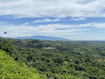 Scenic view of landscape against sky