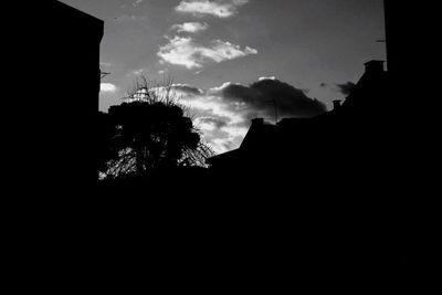 Low angle view of built structure against sky