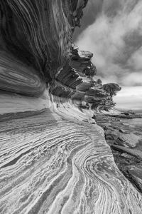 View of rock formations