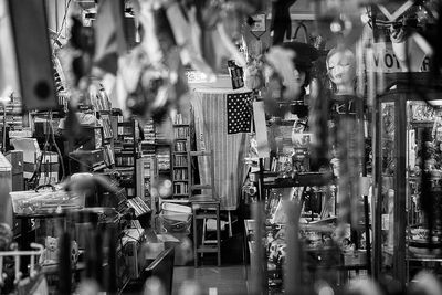 Group of objects on shelf