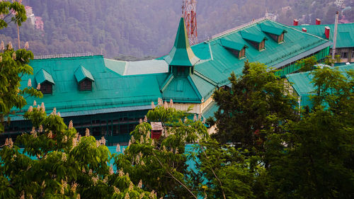 Top view of a temple