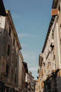 Low angle view of old building