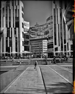 City street against sky