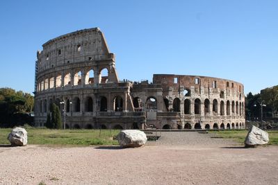 Old ruins against clear sky