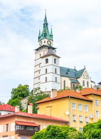 Low angle view of building against sky