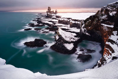 Panoramic view of sea against sky