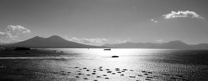 Boats in sea