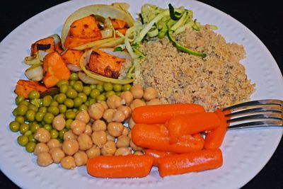 Close-up of food in plate
