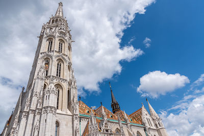 Low angle view of cathedral against sky