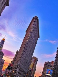 Low angle view of skyscrapers