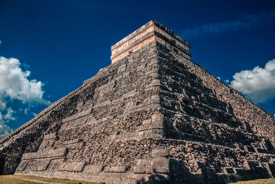 Low angle view of historical building against sky