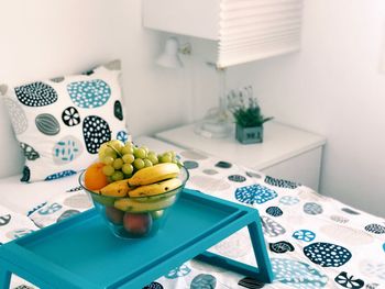 Close-up of fruits on table