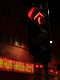 Close-up of illuminated light bulb